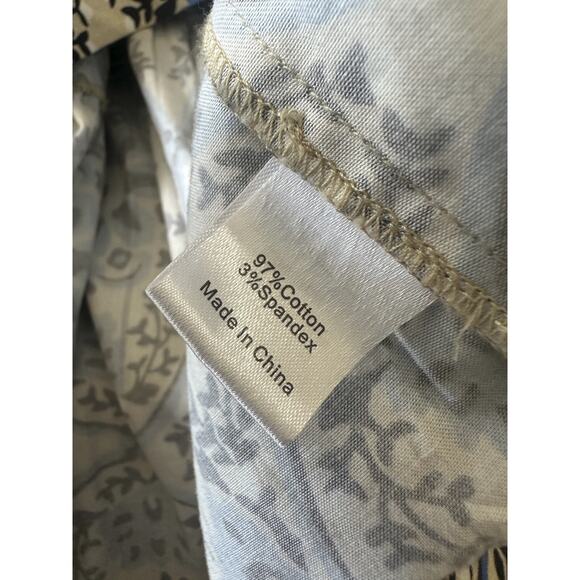 Tuckernuck Golden Medallion Crawford Dress Size Medium Flutter Ruffle Mini Blue - Picture 14 of 16